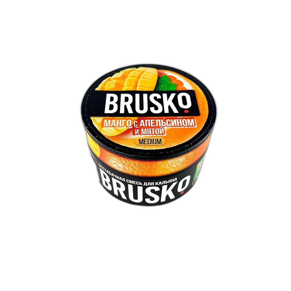 Табак Brusko Манго с апельсином и мятой