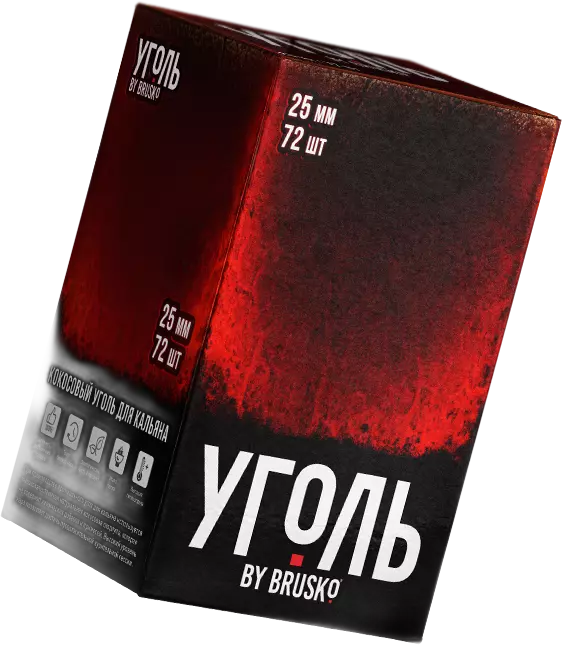 Уголь Brusko 25мм