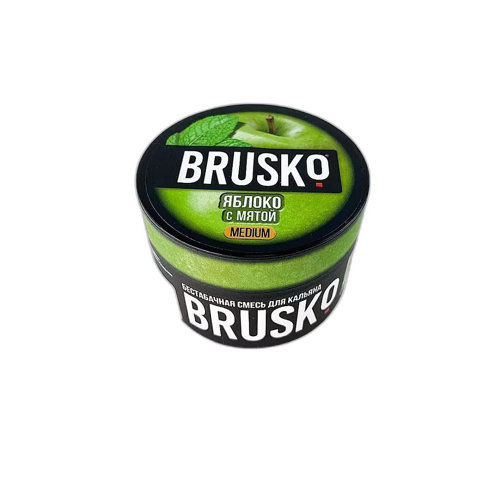 Табак Brusko Яблоко с мятой